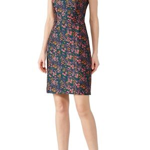 J. Crew Jacquard Floral Dress